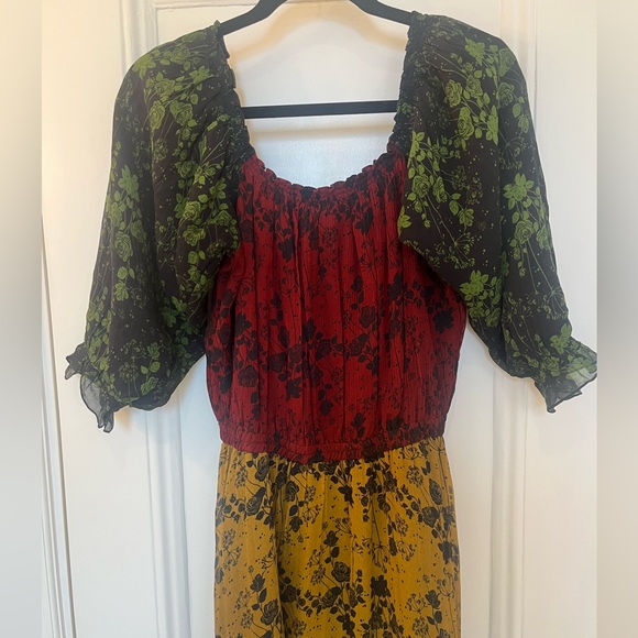 Carolina K off the shoulder Long Dress Size Small - Picture 7 of 8